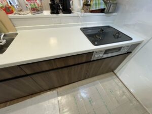 京都キッチン取付け隊　フロントオープン食洗機の工事　施工前